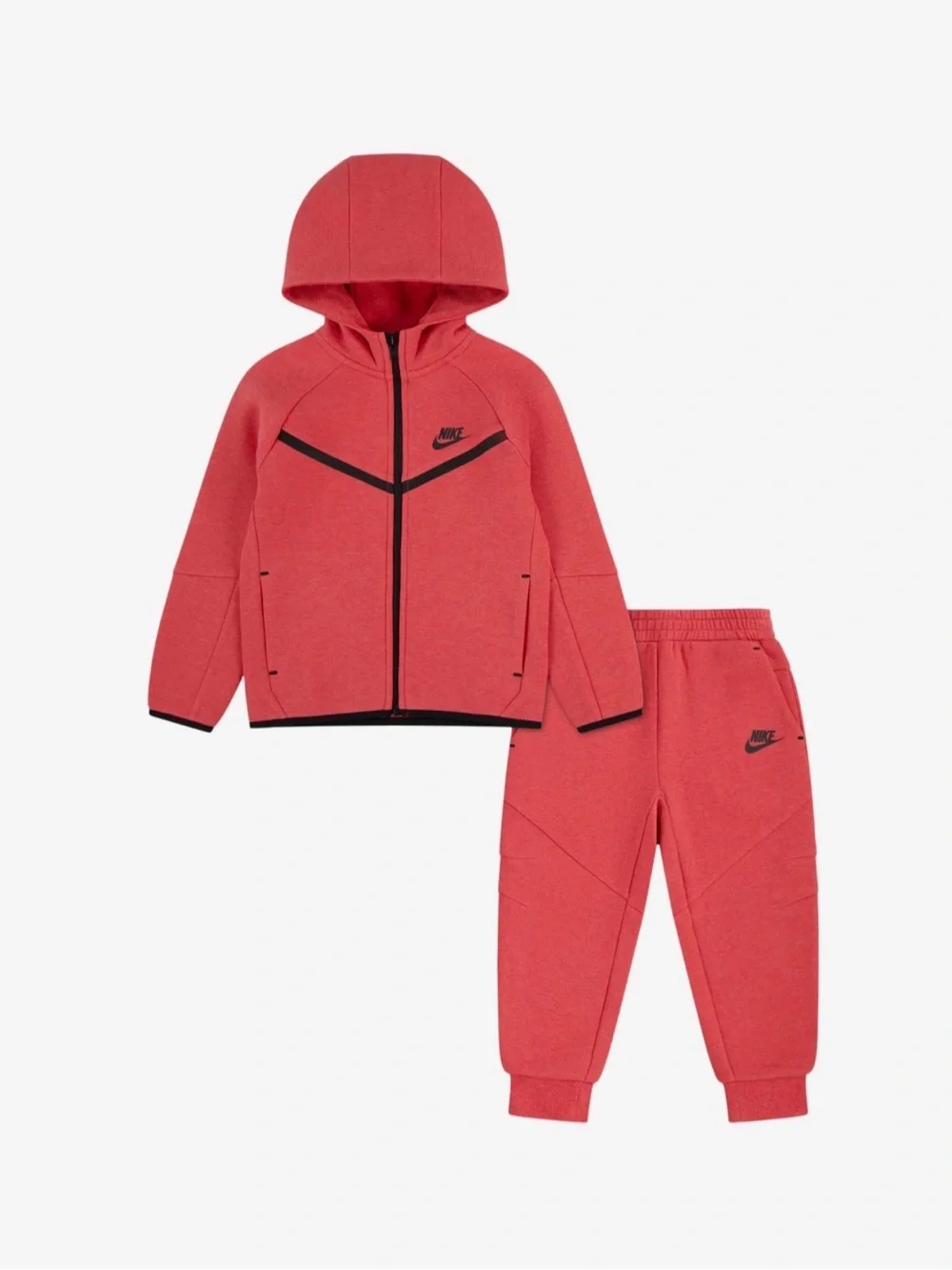 Nike Tech Toddler Red Joggers Set Size 2T